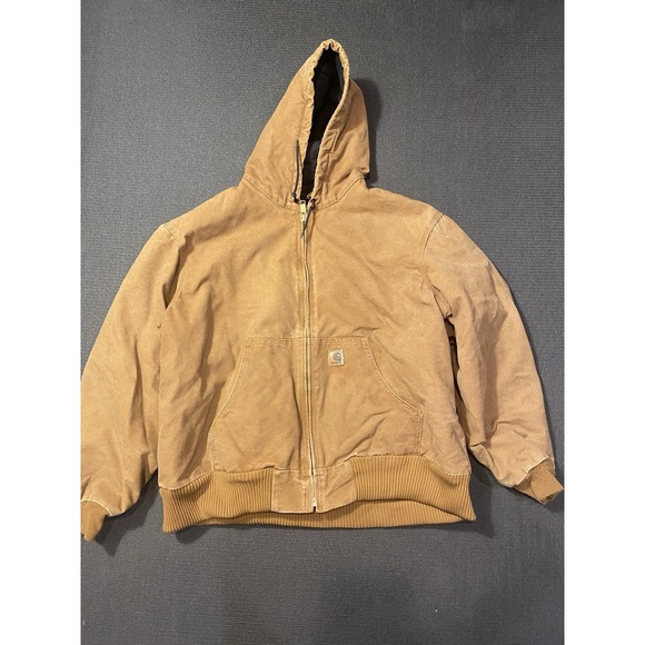 Carhartt Jacket Men's 2XL Sandstone Active Quilt Lined J130‎ BRN Brown Vtg 2008
